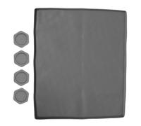 UKCOCO 1 tapis de protection pour lave-linge, 60 x 50 cm, gris | Tapis de protection supérieur pour lave-linge, patins hexagonaux antidérapants en silicone, 6,4 x 5,8 cm (2,52 x 2,28