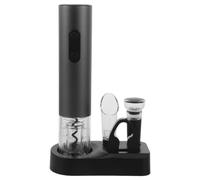 UKCOCO 1 tire-bouchon électrique, ouvre-bouteille, verseur et bouchon | Tire-bouchon automatique, décapsuleur manuel, aérateur double fonction, bouchon de conservation de la fraîcheur pour les