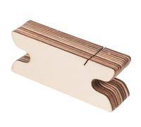 UKCOCO 10 Bâtonnets de Tissage en Bois Naturel Outils de Navette pour Métier à Tisser Kit de 10 Pièces pour Écharpes et Tapisseries Accessoires de Couture DIY Format Compact pour