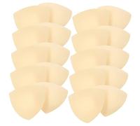 UKCOCO 10 Paires Coussinets Amovibles pour Soutien Inserts Respirants Mousse Rembourrage Confortable pour Brassière de Sport Bikini