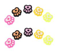 UKCOCO 10 Pièces Amortisseur Raquette Tennis Silicone Cartoon Patte de Chat Vibrations et Chocs pour Protection Poignet et Coude et Facile à Installer