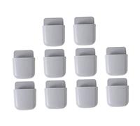 UKCOCO 10 Pièces Boîte De Rangement De La Télécommande Support De Télécommande Magnétique Titulaire Mur Monter Plateau Monté Organisateur De Stockage Grey
