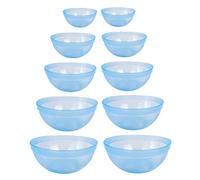 UKCOCO 10 pièces Bol à Mélanger pour Masque Facial Ensemble de Plastique Outils de Beauté pour Salon et Usage Personnel Aléatoires Pratique pour DIY et Coiffure Couleur Couleur Aléatoire