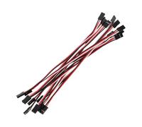 UKCOCO 10 Pièces Câble Extension Cœurs Flexible pour Modèles Rc Connecteur Femelle à Femelle Compatible Hélicoptères et Voitures Télécommandées