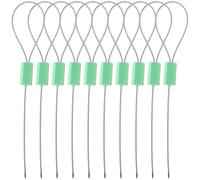 UKCOCO 10 Pièces Cable Seal Wire Tags Tamper Evident Self-locking Steel Lock Security Seals For Containers Trucks Luggage