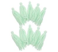 UKCOCO 10 Pièces Cachette Flottante pour Aquarium Vert Clair, Zone de Reproduction Sûre pour Poissons et Œufs, Simulation Naturelle pour Décor de Bassin Aquariophile