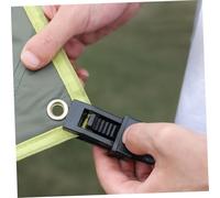 UKCOCO 10 pièces Clips de Camping Fixation Tente Serrage Renforcé Mors Lock Tarp Clips pour Bâche et Auvent Extérieur