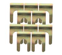 UKCOCO 10 pièces Clips de Fixation de Durite de Frein U Forme Maintien Sécurisé pour Tuyaux Huile Automobile Accessoires de Remplacement pour Véhicules et Camions
