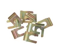 UKCOCO 10 pièces Clips de Fixation pour Durite de Frein U Forme Colliers Serrage Métallique Résistants pour Tuyau de Automobile Accessoire Durable pour Positionnement Sécurisé des Câbles