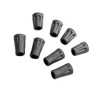 UKCOCO 10 pièces Embouts de Protection Antidérapants pour Bâtons de Randonnée Lot de Couvre Pointe Universels Caoutchouc Durable Accessoires Stables pour Bâtons de Marche et Alpenstock