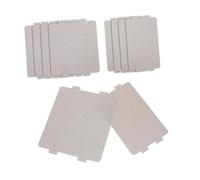 UKCOCO 10 Pièces Feuille de mica haute température remplacement micro- rv remplacement des pièces du micro-ondes filtre de ventilation pour micro-ondes résine Silver