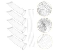 UKCOCO 10 Pièces Filtrant Pour Lave-linge Protection Contre Les Éclaboussures De Liquide Faire La Vaisselle Bol Élimination Couler Mini Étagère Silver Acier Inoxydable