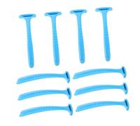 UKCOCO 10 pièces Grattoir Plastique PP et Acier Inoxydable Retire Peaux Mortes et Cors Toute Sécurité Outil Pédicure pour Soin Talons Secs et Rugueux