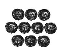 UKCOCO 10 Pièces Hair Net Cap Elastic Crochet Snood Wrap For Women And Secure Fit For Sleeping Ballet Dance And Updo Styling