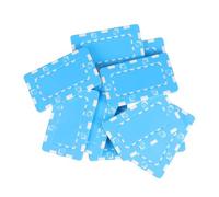 UKCOCO 10 pièces Jetons de Poker Rectangulaires pour Jeux de Hasard et Mahjong Accessoires Réutilisables pour Hold et Récompenses Scolaires Bleu