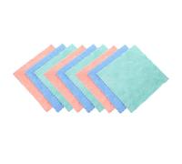 UKCOCO 10 pièces Lingettes Démaquillantes Microfibre Haute Densité Serviettes Visage Absorbantes Confortables et Réutilisables Mixtes Faciles à Laver Transporter