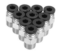 UKCOCO 10 pièces Lot de Raccords Pneumatiques Droits Ptfe pour Imprimante Connecteurs Push In Compatibles Ed Bowden Ender Haute Résistance Chaleur Installation Facile