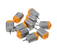UKCOCO 10 pièces Micro Moteurs Dc Miniatures Haute Vitesse Résistants Chaleur pour Voiture Quatre Roues et Bateau Couleur Aléatoire Couleur Aléatoire