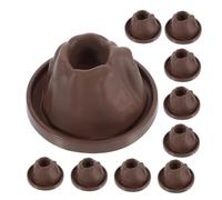 UKCOCO 10 pièces Modèle Kit Base Plastique pour Expériences Éruptions Volcaniques Jouets Éducatifs Scientifiques pour Garçon Fille