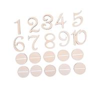 UKCOCO 10 pièces Numéros de Table Lot de Plaques pour Mariage avec Base Décoration pour et Événements Spéciaux