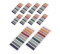 UKCOCO 10 Pièces Onglets Index Autocollants Écrits Semi-transparents Réutilisables pour Marque-pages Cahiers Bureau École Organisation