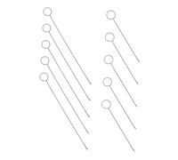 UKCOCO 10 Pièces Outil de Retournement Boucle Couture Acier Inoxydable avec Loquet Longues et Courtes pour Tubes Tissu Sangles et DIY Couture