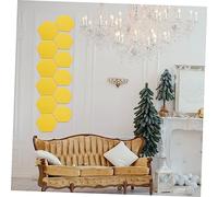 UKCOCO 10 pièces Panneaux Acoustiques Hexagonaux Feutre Absorption Sonore et Isolation Murale Décoration Murale Bruit pour Bureau et Salle de Jeux