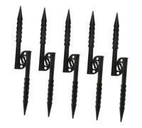 UKCOCO 10 pièces Piquets de Fixation pour Tente Plastique Lot de Piquets Robustes et Antivents pour Camping Accessoires de Tente Utilisation Polyvalente pour Plage Tonnelles et Gazebos