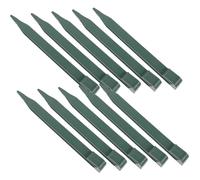 UKCOCO 10 Pièces Piquets de Jardin Étanches Fixation pour Tentes Trampolines Fabrication de Paysage pour Activités Extérieures Sécurisation de Toiles