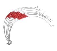 UKCOCO 10 Pièces Poignée Seau Fer Robuste Remplacement pour Seau Maçon Peinture et Alimentation Animale Poignée de Réparation Facile à Installer
