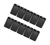 UKCOCO 10 pièces Porte Badge Rigide Transparent Protection Coulissante pour Cartes Identité Badges et Cartes Visite Pratique pour Bureau et École