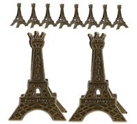 UKCOCO 10 pièces Porte Noms de Table Tour Eiffel Support Photo Décoratif Robuste pour Mariage et Bureau Clips de Table Vintage pour Cartes et Notes