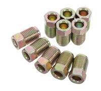 UKCOCO 10 Pièces Raccords de Conduites de Frein 3/16 Pouce Acier