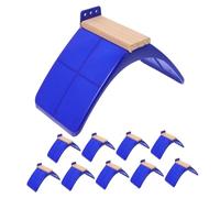 UKCOCO 10 Pièces Rack De Perche en Bois Oiseaux Pigeon Rester Perche à Cage D'oiseau Jouer Au pour Perroquet Accessoires Cage Perruche Cheval Oiseau PP Blue