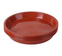 UKCOCO 10 Pièces Soucoupe de Pot de Fleurs, Assiette à Eau pour Pot de Fleurs en Plastique PP Rouge, pour Jardinière et Flowerpot, Jardin et Balcon, Protège Les Meubles, Résistance