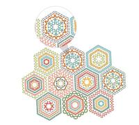 UKCOCO 10 pièces Stickers Sol Hexagonaux Antidérapants pour Salle de Bain et Cuisine Adhésif Étanche Décoratif pour Carrelage Protection Glissades