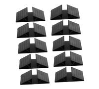 UKCOCO 10 Pièces Support Triangulaire Stabilisateur de Porte pour Animaux de Barrière Autoportante pour Chien Renfort Base Triangulaire Compatible Clôture Isolation Installation Facile