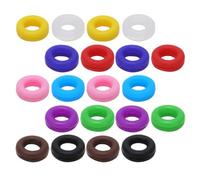 UKCOCO 100 Paires Embouts de Lunettes en Silicone Antidérapants | Installation Rapide, Maintien, Lot de Dix Teintes, Accessoires Discrets pour Usage Quotidien