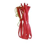 UKCOCO 100 Paquet de Rangement en Filet Rouge 40 Cm pour Courses D'extérieur, Maille Nylon Résistante Ficelle, Paquet à Provisions Portable pour Pastèques, Melons et Légumes Charge Max