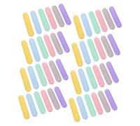 UKCOCO 100 Pièces Balles de Plage Plastique Souple Forme de Bande pour Aire de Jeux Jouets Présents pour Bébés et Tout Petits Couleurs Étoilées pour Piscine à Balles Tente de Jeu et Fête