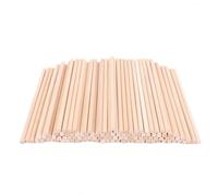 UKCOCO 100 pièces Bâtons Ronds pour Bricolage Créatif Matériaux DIY pour Modélisme et Fabrication de Jouets Ensemble