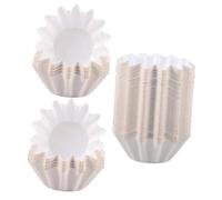 UKCOCO 100 pièces Caissettes Pâtisserie Papier Résistantes Chaleur Caissettes Cupcake Jetables pour Cuisson Quotidienne Petites Doublures de Cupcake pour et Anniversaires