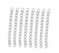 UKCOCO 100 pièces Chaînes Rallonge Acier Inoxydable pour Bijoux DIY Extension Collier et Bracelet Accessoires Durables pour Personnalisées