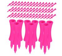 UKCOCO 100 pièces Golf Tees Incassables pour Entraînement et Simulateur Accessoires Golf pour Femmes et Hommes Short Tees Stables pour Meilleure Précision