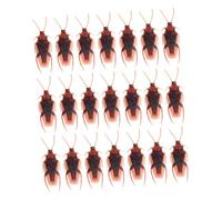 UKCOCO 100 pièces Jouets Farceurs Halloween Faux Cafards Simulation Décorations de Fête Accessoires Effrayants pour Blagues
