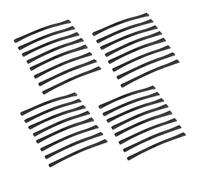 UKCOCO 100 pièces Lot Épingles Jumbo Courbées Noires Pinces Françaises Antidérapantes pour Coiffures Chignons et Franges Accessoires Coiffure pour Femmes avec Maintien Renforcé pour