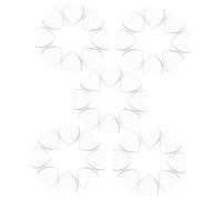 UKCOCO 100 Pièces Nouveau Patch En Verre Cabochon En Forme De Pour Bricolage Supplies De Bijoux Pendentif En Forme De Coeur Bijoux Cabochons Pendentifs Lunette Transparent Un Verre