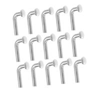 UKCOCO 100 pièces Pallet Rack Safety Pin J Shaped Locking Drop Pin With Flat Head Rivet Galvanized Heavy Duty For Warehouse Stability And Security