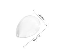 UKCOCO 100 pièces Présentoir Cartes Couleur Vernis Ongles Transparent Verre Écologique Durable pour Salon Nail Art Manucure et Pratique