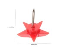 UKCOCO 100 pièces Punaises Étoile Colorées Format Épingles Liège Ergonomiques pour Tableau Bureau et Classe Poinçons Décoratifs Faciles à Utiliser